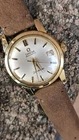 Vintage omega seamaster gold dial cal.503 men's automatic watch 1958