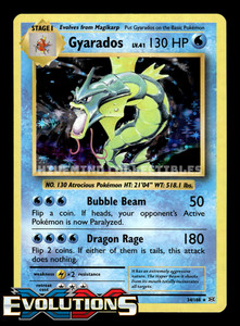 Gyarados 34/108 XY Evolutions Holo Rare