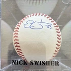 Nick Swisher Signed Official MLB Baseball New York Yankees Original OIP