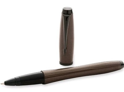 Parker urban premium Metallic Brown And black roller ball pen New In The Box