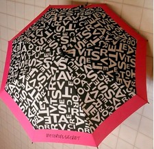NWT VICTORIA SECRET PINK GRAPHIC LOGO LIMITED EDITION UMBRELLA