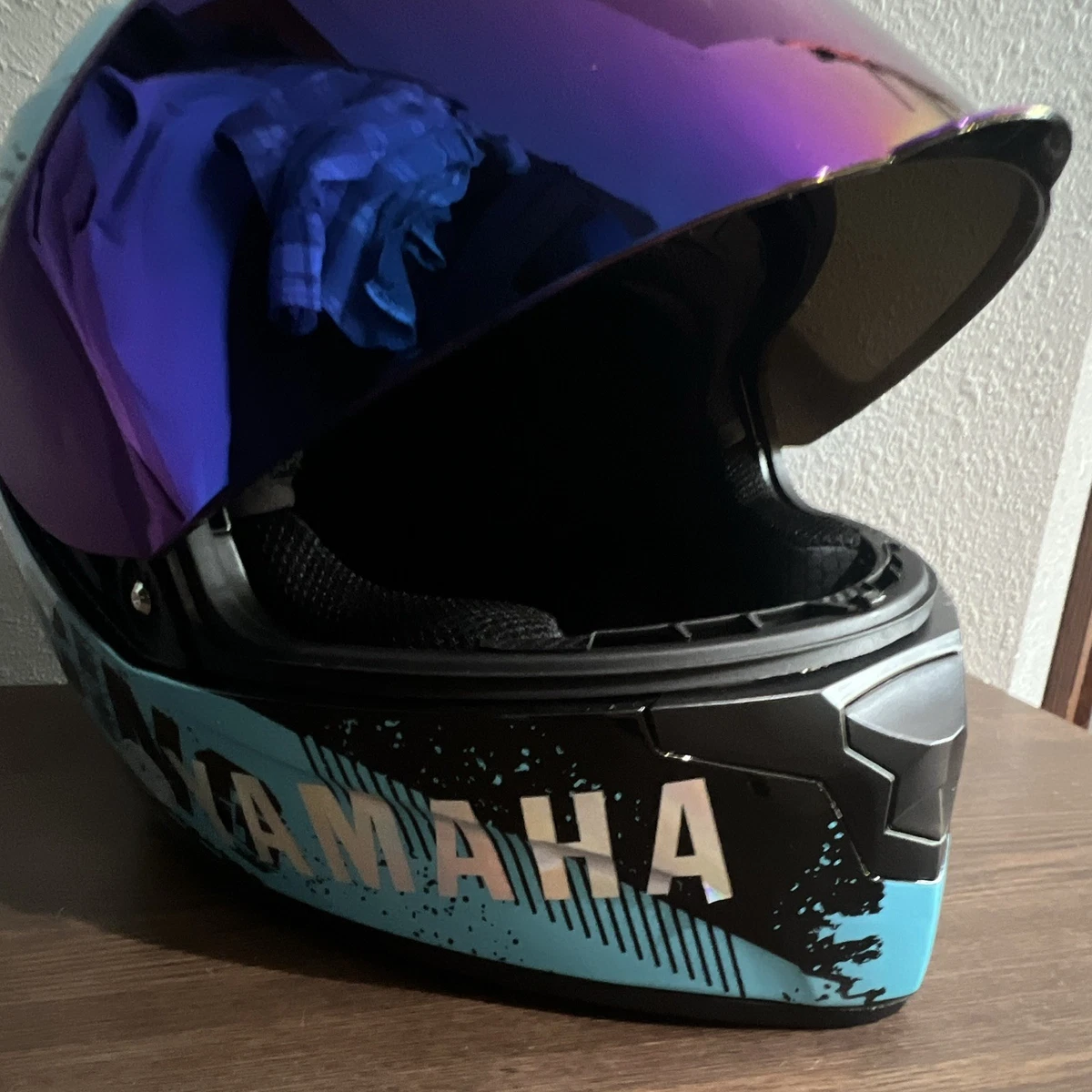 On-Road Yamaha Blue Motorcycle & Powersports Helmets for sale | eBay
