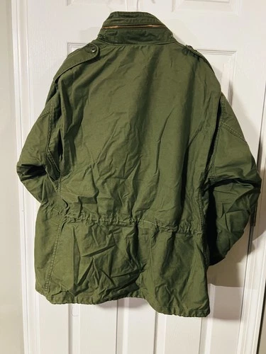 ALPHA - M-65 FIELD JACKET - OLIVE DRAB - XL - MADE IN U.S.A. image 2