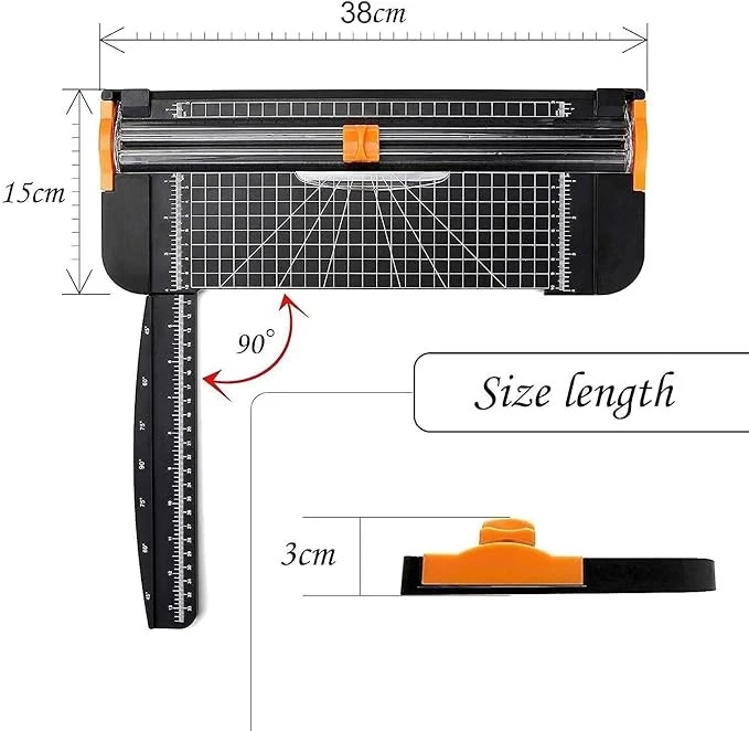 A4 Papierschneider mit Sicherheitsfunktion – Scrapbooking Werkzeug - Bild 3 von 4