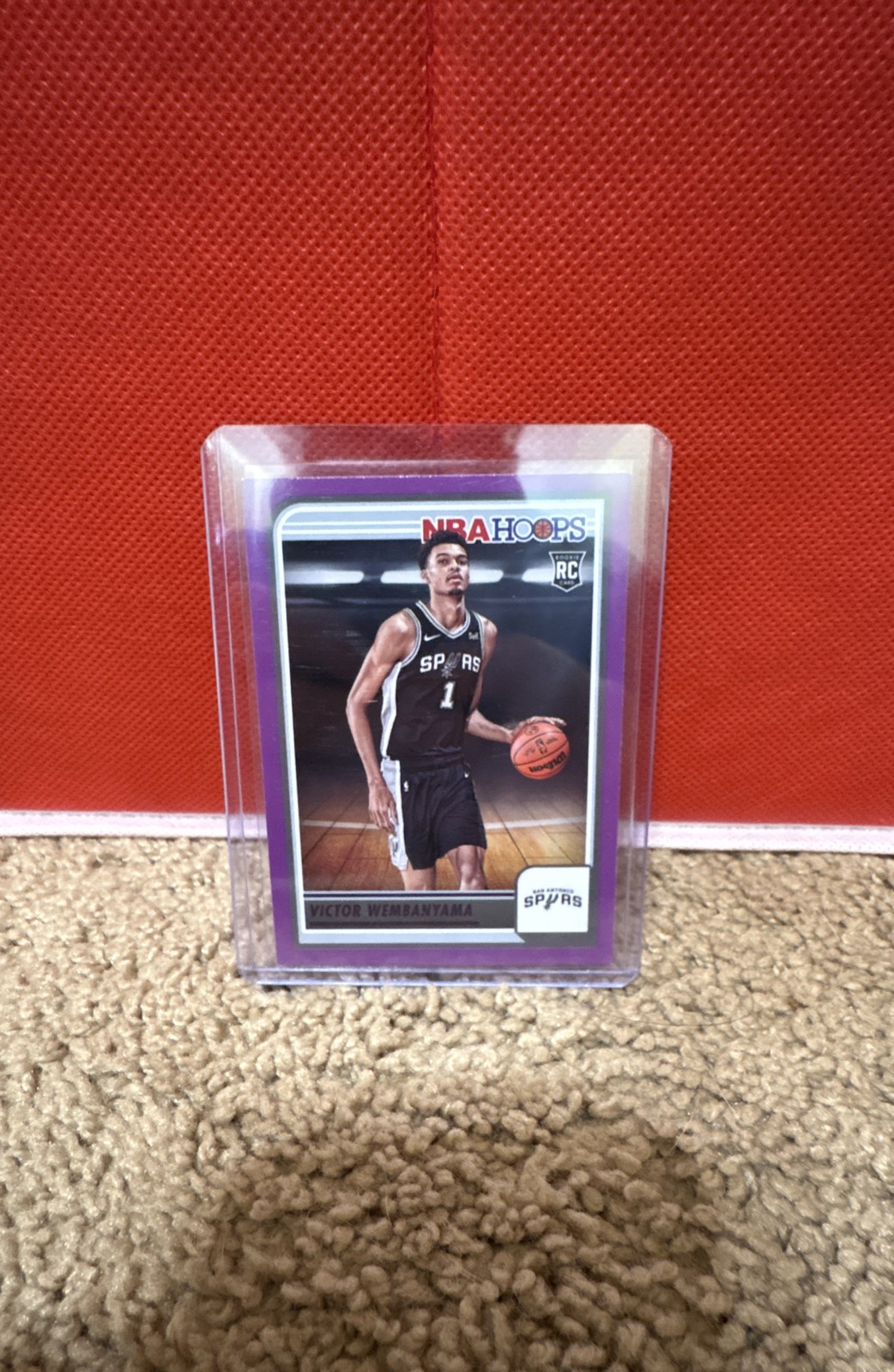 2023-24 Panini NBA Hoops - Rookies Victor Wembanyama #277 Purple (RC)
