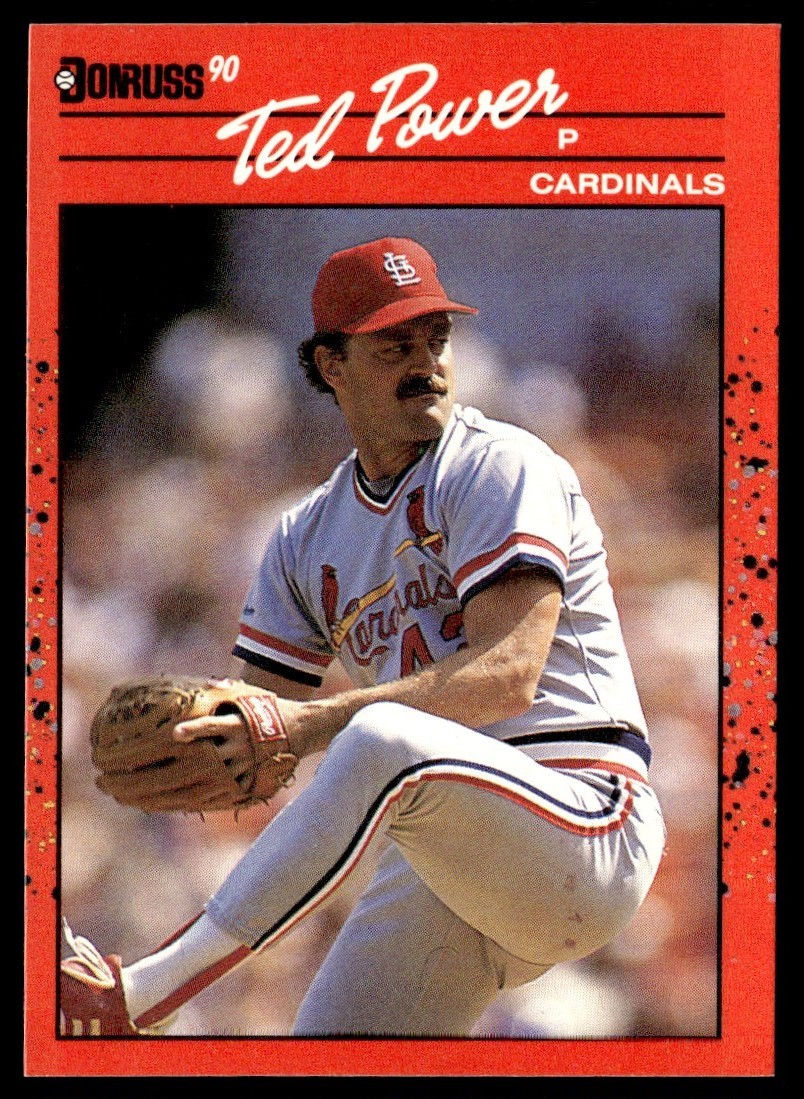 1990 Donruss Ted Power St. Louis Cardinals #653