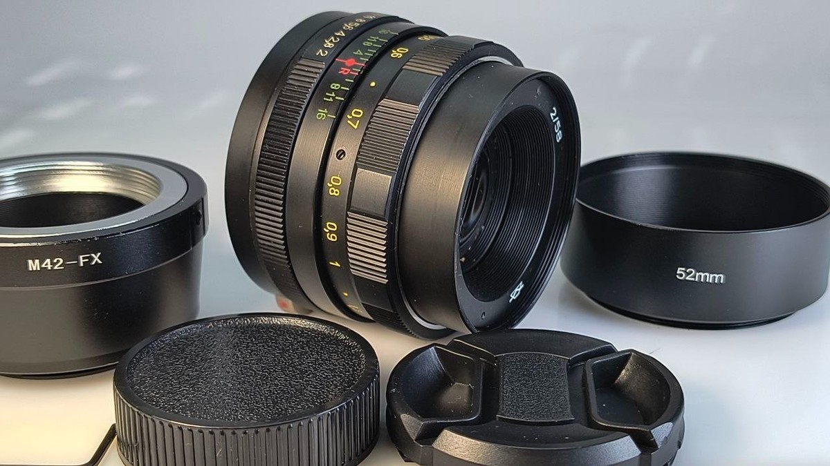 Helios 44M 58mm f2 Soviet Lens M42 + Fujifilm FX Adapter Portrait