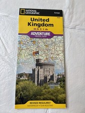 National Geographic Travel Map Waterproof Tear-Resistant United Kingdom