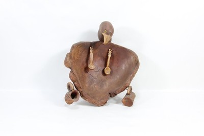 Nordic Charm: Handmade Wall Art & Unique Carved Bowl   Perfect Gift Idea!