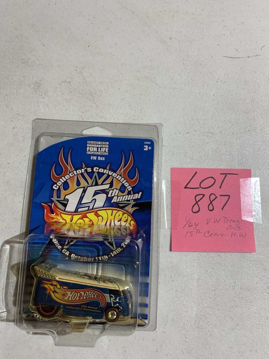 Hotwheel 1/64 VW Drag Bus 15 Th Convention | eBay