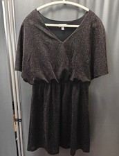 Black sequin dress from brand "C", Size S