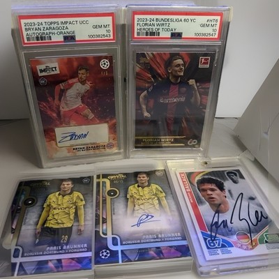   Top Karten  Wirtz PSA 10 / Zaragoza Auto PSA 10 / Brunner RC Auto,Ballack