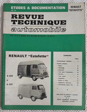 Revue technique Renault ESTAFETTE