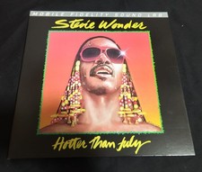 Stevie Wonder Hotter Than July Silver Label Vinyl Remastered Near Mint
