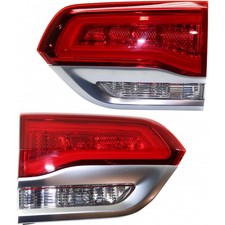 For Jeep Grand Cherokee Tail Lights 2014-2017 Pair Inner Matte Silver CH2802112