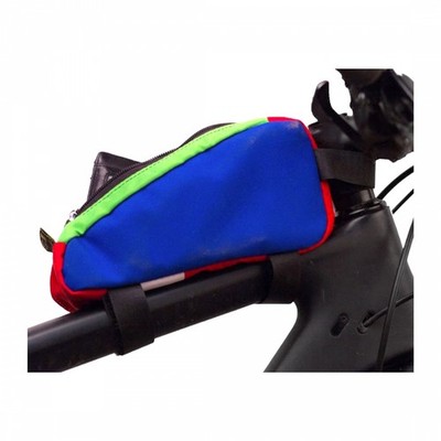 Upcycled Nylon Top Tube Bag for Bikes | Eco-Friendly Phone & Accessory Storage