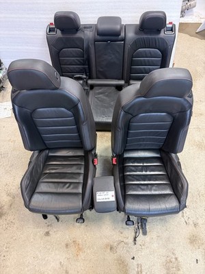 15 VOLKSWAGEN GOLF GTI MK7 2 DOOR BLACK LEATHER SEATS & DOOR PANELS OEM 15-21