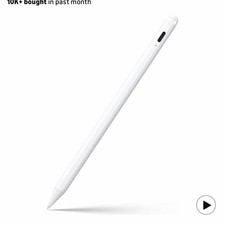 6 PENS JAMJAKE Fast Charging Stylus Pen for Apple iPad Pro/Air/Mini, White