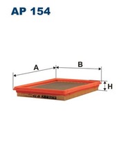 Image of AP 154 FILTRON AIR FILTER FOR HONDA INFINITI NISSAN RENAULT SUBARU