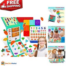Lightweight Magnetic Fraction Learning Manipulatives for Effortless Math Skills