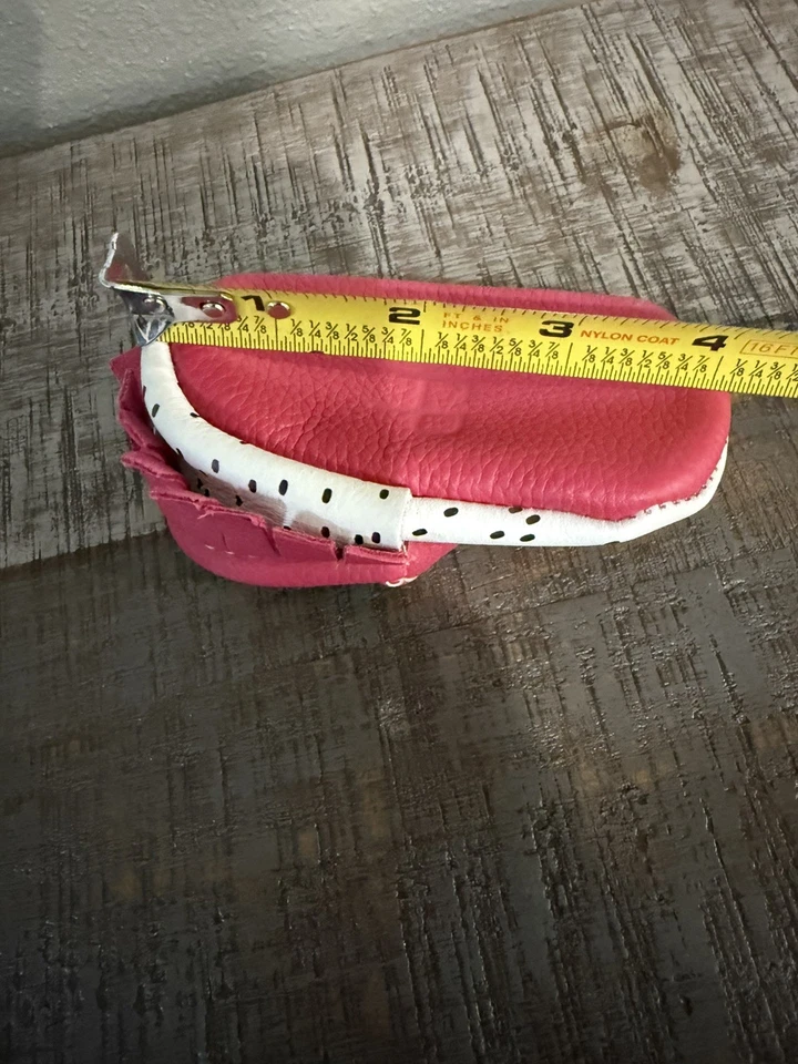 Mocassins de couro premium recém-escolhidos rosa branco preto tamanho 1 - Imagem 4 de 4