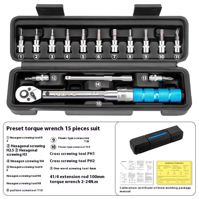 Torque Wrench Set 1/4