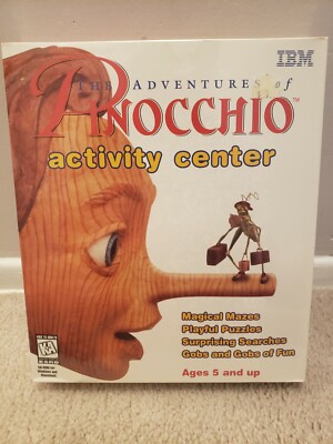 BRAND NEW The Adventures Of Pinocchio Activity Center PC MAC Manufacturer Sealed