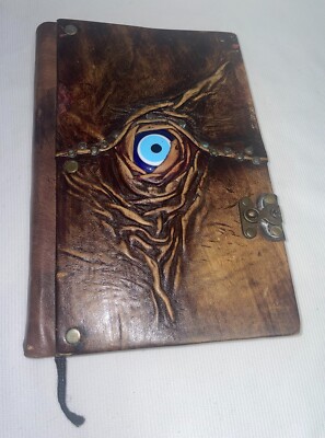 Leather Dragon's Eye Unique Daily Journal