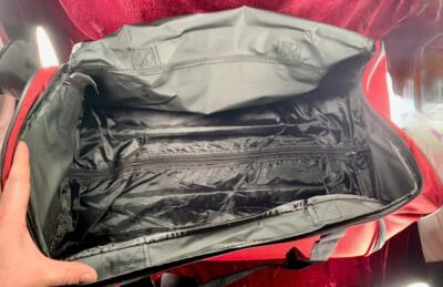 Rolling Duffle Bag American Tourister Red 21 x 11 x 10 Roller Wheels NOS  New (O) | eBay