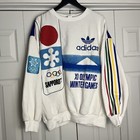 Vintage 80’s Adidas Winter Olympics Sapporo 1972 Take Off Crewneck Sweatshirt M