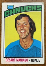 1976-77 O-Pee-Chee OPC Hockey - #240 Cesare Maniago - Vancouver Canucks
