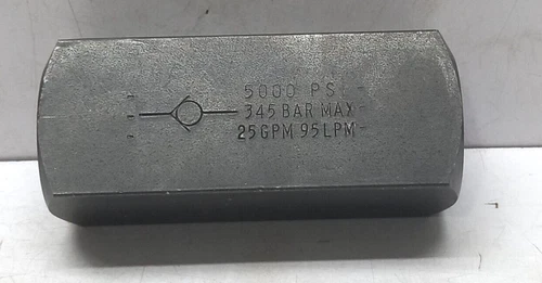 Parker C1200S Check Valve 5000 Psi 345 Bar Max 25 Gpm 95 Lpm