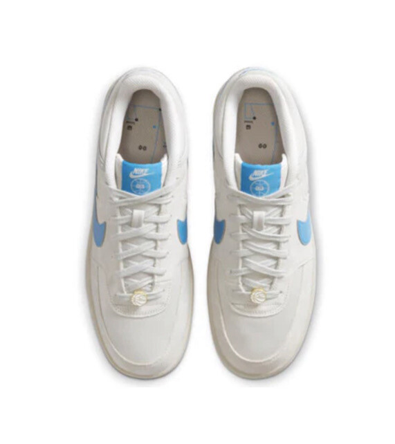 Men Nike Sky Force 3/4 EMB Lifestyle Shoes Grey Fog/Blue 