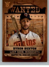 2021 Topps Big League Wanted #WT-12 Byron Buxton NM-MT Twins ID:41696