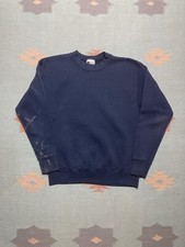 Vintage 80s crewneck sweatshirt pro spirit blank blue paint distressed medium