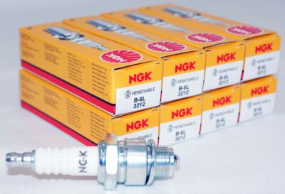 #ad 8 Pack Genuine Authentic NGK 3212 Nickel Spark Plugs B6L $30.04
