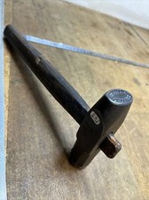 outils anciens OLD TOOL HAMMER marteau de forgeron à Marquage Thenery Dammarie