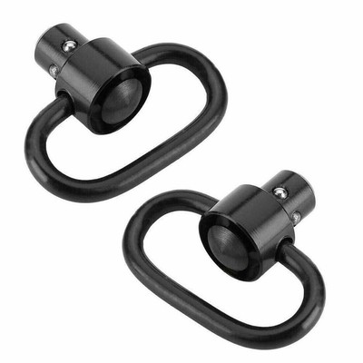 2PCS Heavy Duty Push Button 1.25'' Quick Detach QD Sling Swivel Mount Adapters