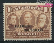 Briefmarken Belgische Post Rheinland 1919 Mi 14III C gez&auml;hnt 14 3/4-15 mit(88941