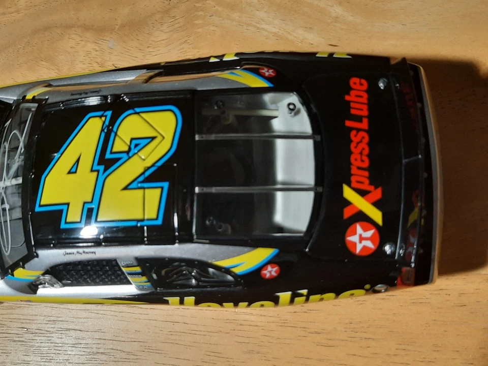 Jamie McMurray 2003 #42 Havoline Roy Intrepid Elite 1:24 autógrafo automático 1/600 Foto 3 de 4