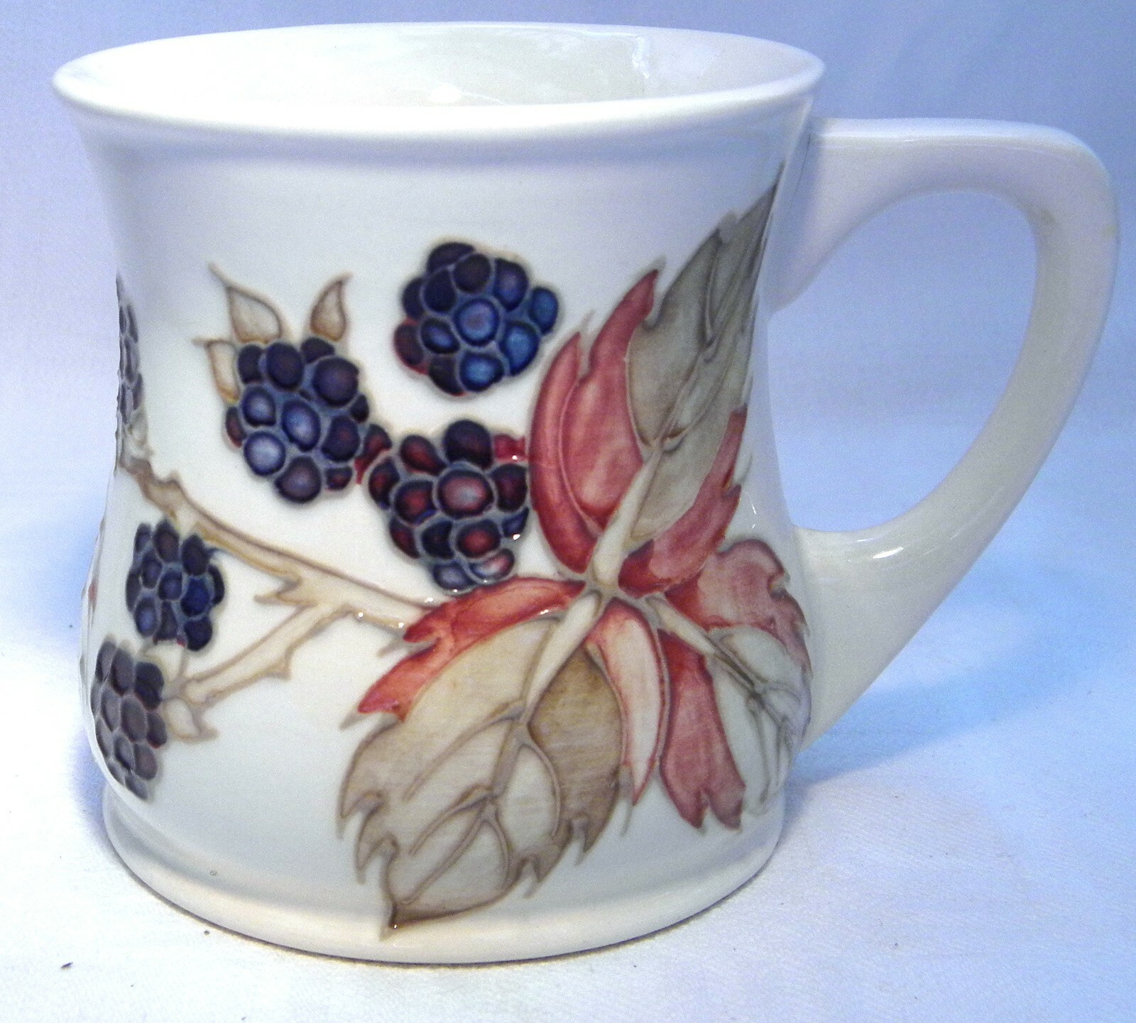 MOORCROFT POTTERY MUG BRAMBLE eBay