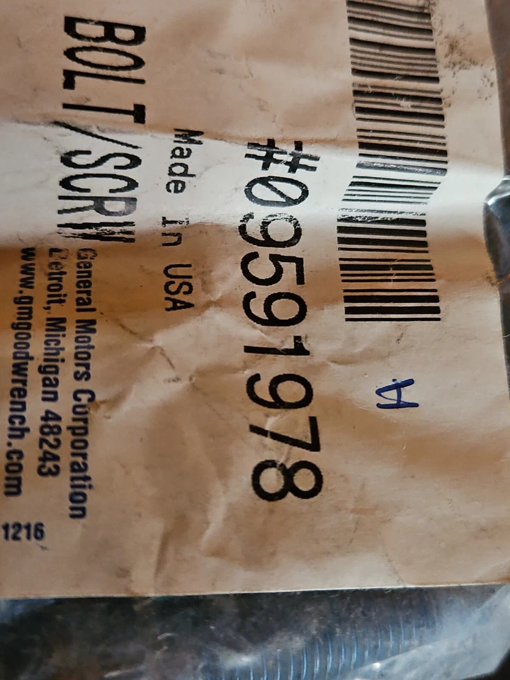 Perno de rueda NOS GM 9591978 (3) Foto 2 de 4