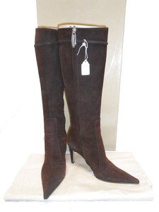 sergio rossi suede boots