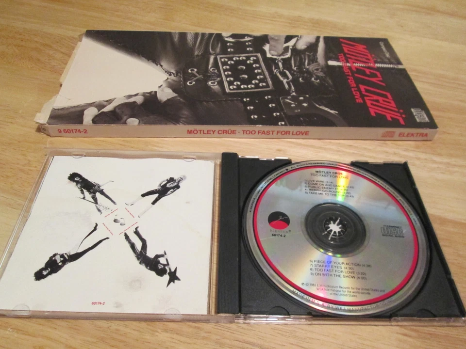 Motley Crue - Too Fast For Love Rare Longbox Hard To Find - Image 4 of 4