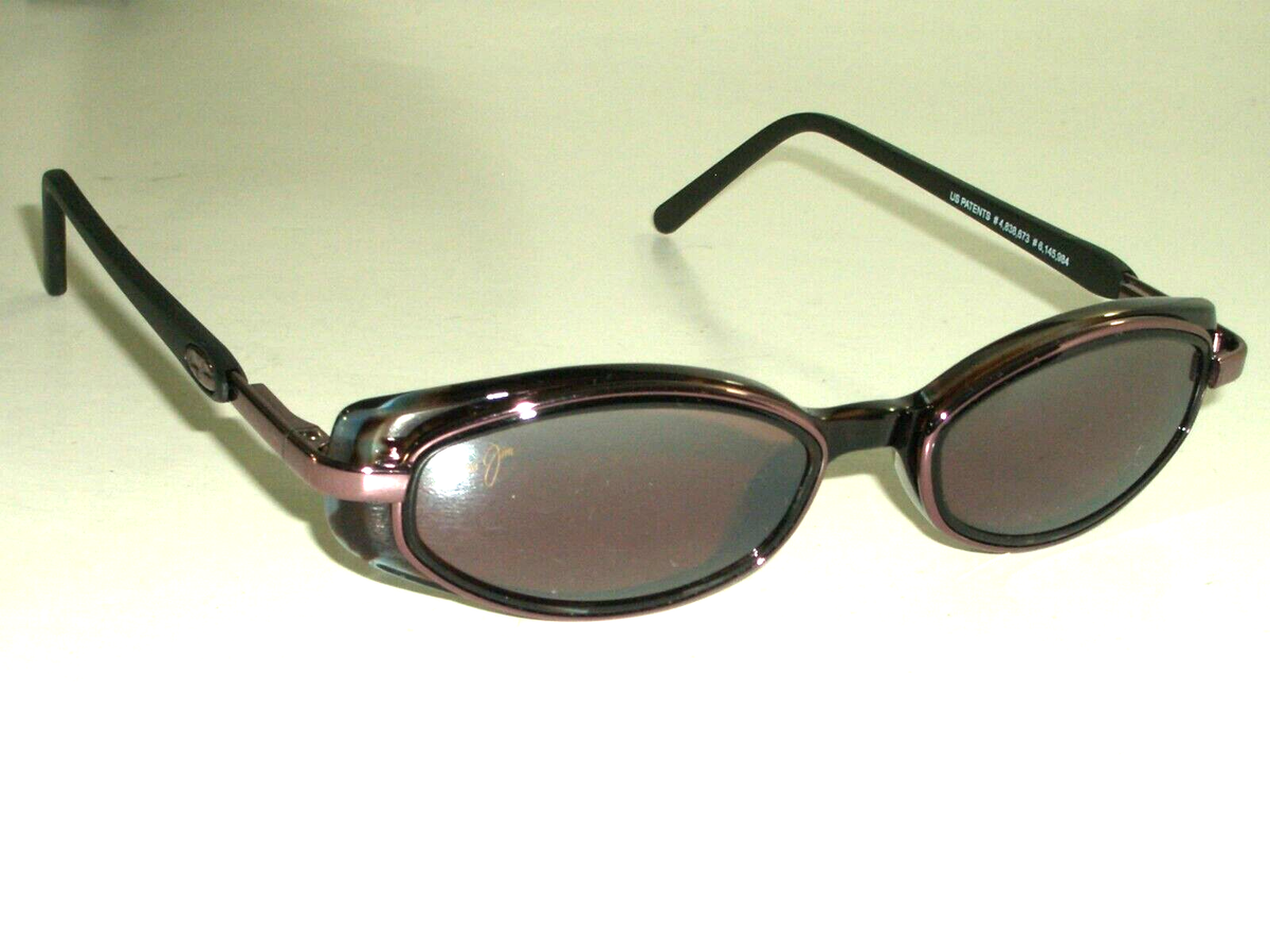 MAUI JIM ITALY MJ-124-13 DGM ROSE CRYSTAL SLEEK OVAL FLEX HINGE