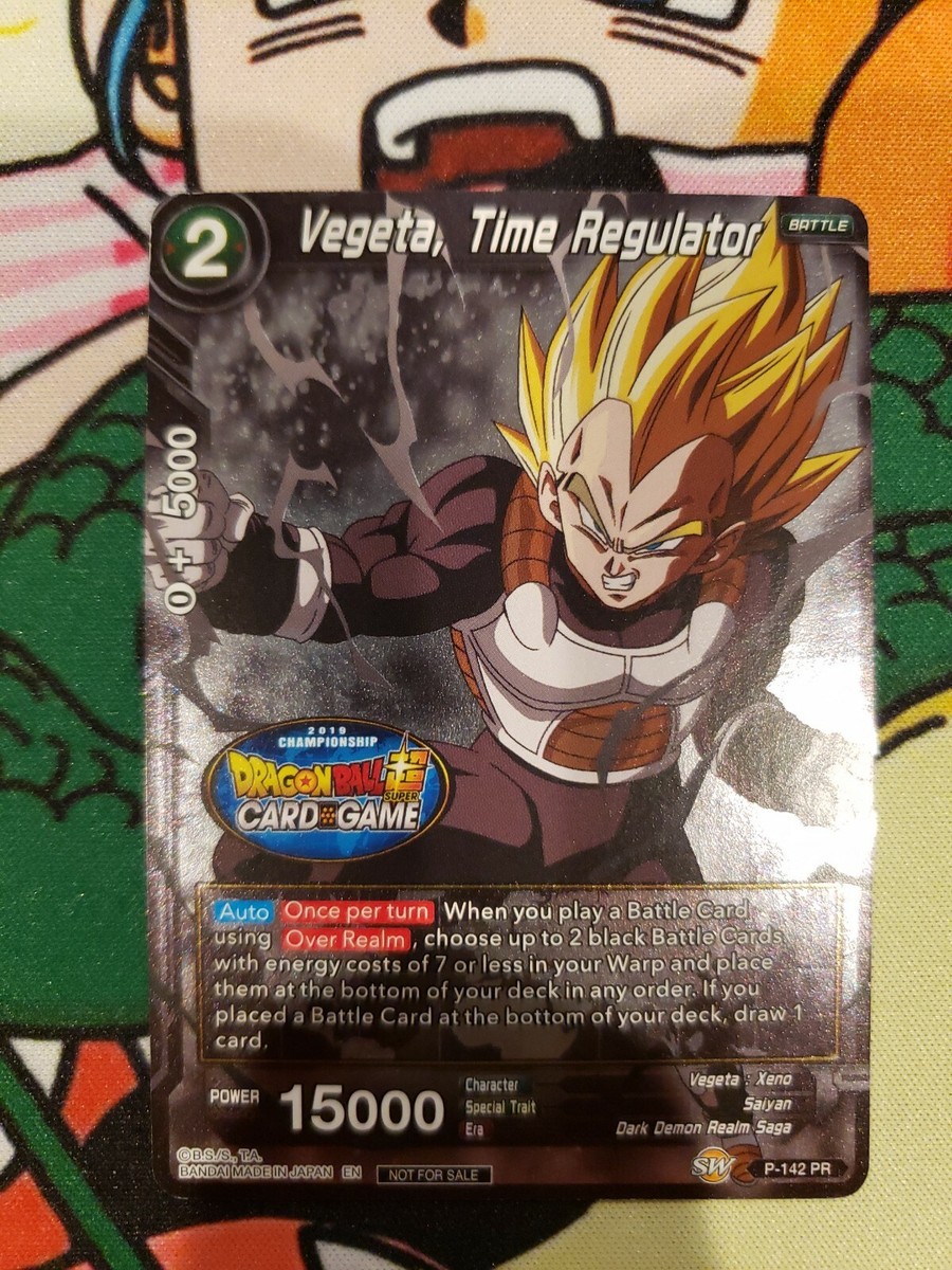 2019 Championship Vegeta, Time Regulator Foil Dragon Ball Super Card Game