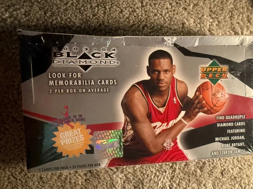 2003-04 Upper Deck Black Diamond Basketball NBA Sealed Hobby 24-Pack Box  READ !
