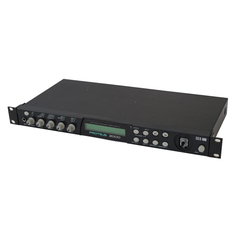 E-MU PROTEUS 2000 128 Voice Synthesizer Sound Module Working [Good 