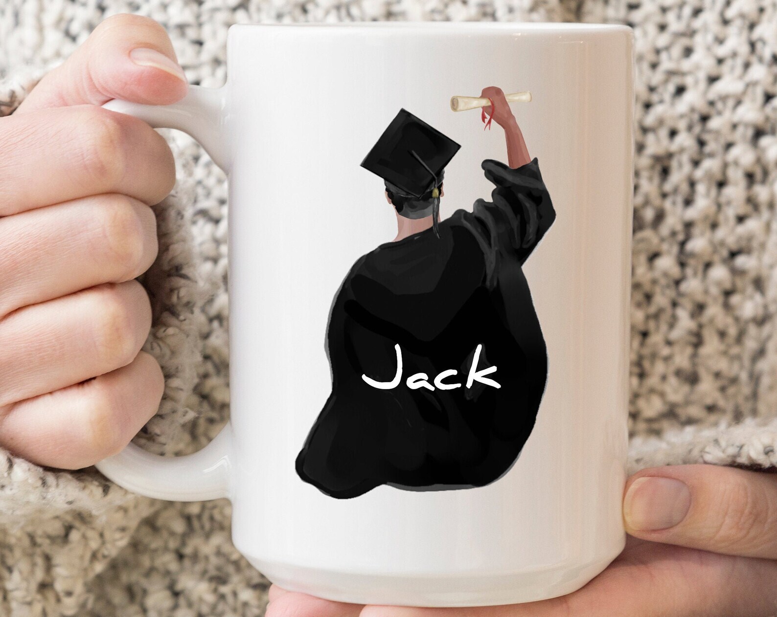 Custom Graduation Mug For Him Custom Graduation Gift College Graduation Boy Clas