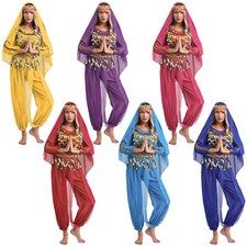 Womens Indian Princess Vacation Costume Bollywood Halloween Sets Dancewear